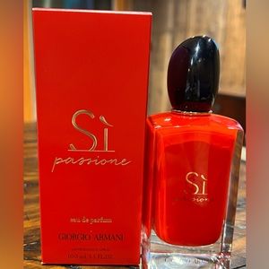 GIORGIO ARMANI SÌ PASSIONE EAU DE PARFUM NIB 3.4 oz